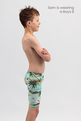 Boys Swim Jammer - Chlorine Resistant Swimwear - Hula
